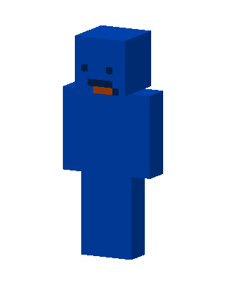 Blue Mob Boy Minecraft blue skin