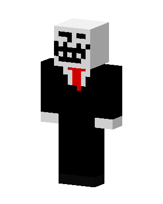 Trollface Suit Minecraft Halloween skin
