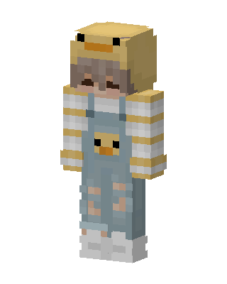 Duckie Overalls skin, 3D preview