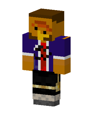 Blue Worker Girl Minecraft blue skin