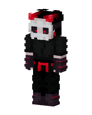 Crimson Oni skin, 3D preview