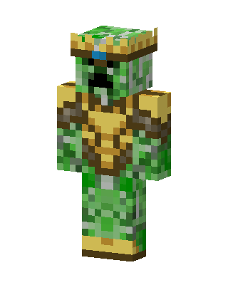 Royal Creeper skin, 3D preview