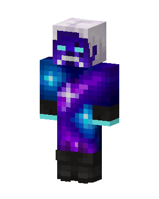Purple Hero Boy skin, 3D preview