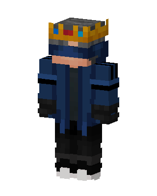 Blue King Minecraft skin