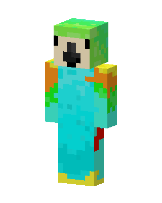 Parrot Person Minecraft skin