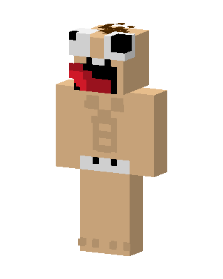 Derpy Pug skin, 3D preview