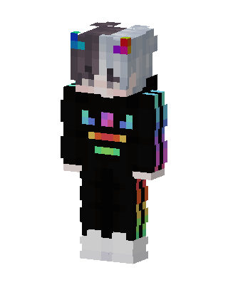 Black Pride skin, 3D preview