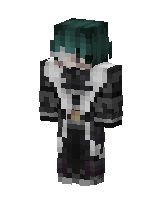 Dark Teal Sorcerer skin, 3D preview