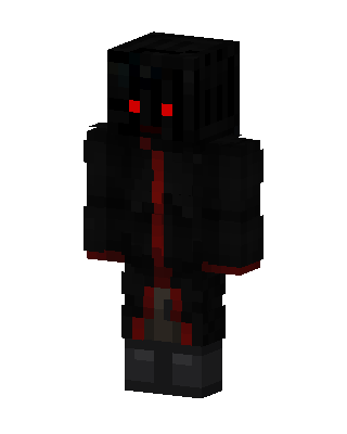 Black Ninja Boy skin, 3D preview