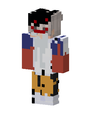 White Player Boy skin, 3D preview