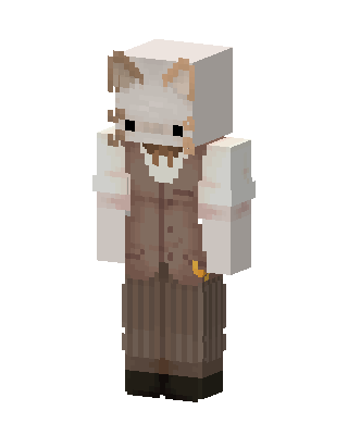 Vested Cat skin, 3D preview