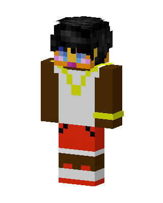White Player Boy skin, 3D preview