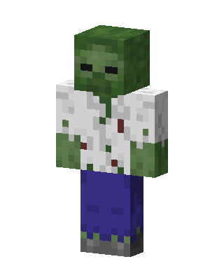 Lab Coat Zombie Minecraft skin