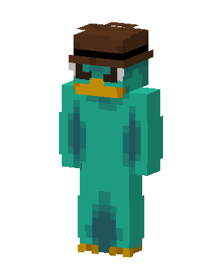 Perry the Platypus skin, 3D preview