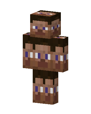Many Faced Steve Minecraft skin
