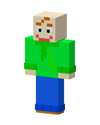 Baldi skin, 3D preview