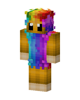 Rainbow Pony skin, 3D preview
