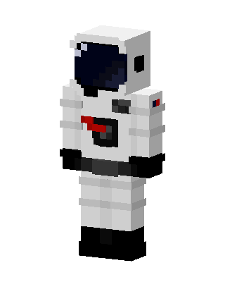 White Astronaut Minecraft skin
