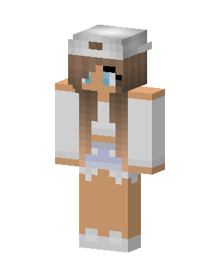 Cozy Cap Girl skin, 3D preview