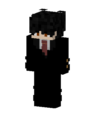 Suited Schoolboy skin, 3D preview