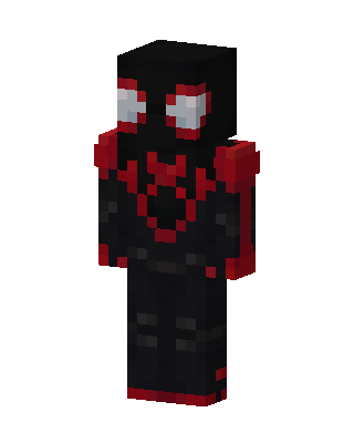Miles Morales skin, 3D preview