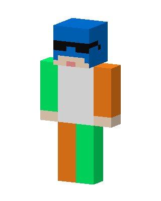 Irish Flag Shades skin, 3D preview