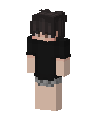Dark Hair Boy skin, 3D preview