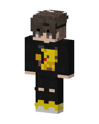 Pikachu Hoodie Boy Minecraft skin