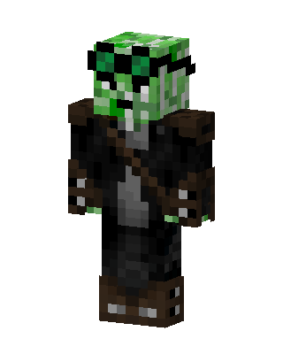 Creeper Survivor skin, 3D preview
