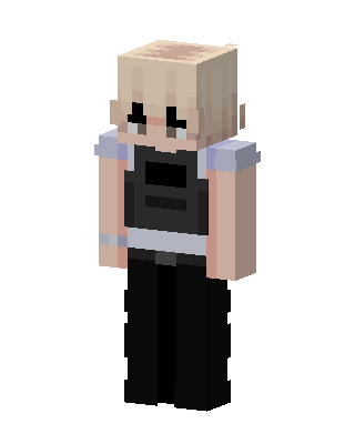 Black Player Boy skin, 3D preview