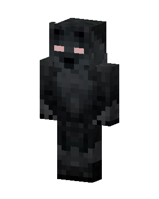 Black Villain Boy skin, 3D preview