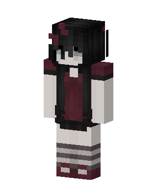 Gothic Maid skin, 3D preview