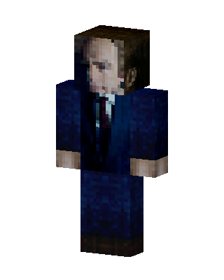 Blue Suit Boy Minecraft skin