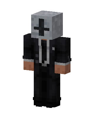 Black Hero Boy skin, 3D preview