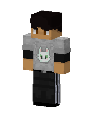 Cat Tee Boy skin, 3D preview