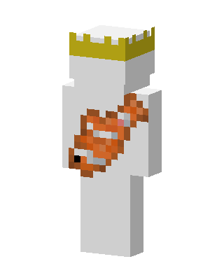 Crowned Goldfish skin, 3D preview