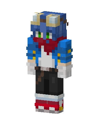 Goggle Pilot skin, 3D preview