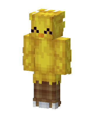 Yellow Animal skin, 3D preview