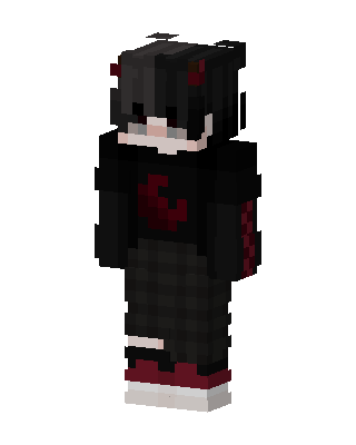 Crimson Demon Boy skin, 3D preview