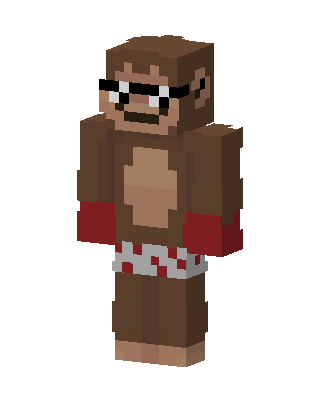 Boxing Monkey skin, 3D preview