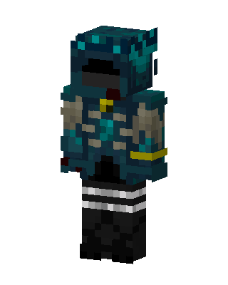 Warped Hooded Wraith Minecraft skin
