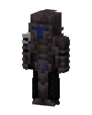 Dark Armored Knight skin, 3D preview