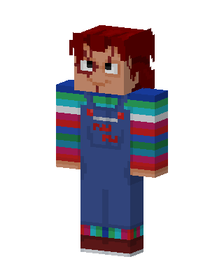 Blue Character Boy skin, 3D preview