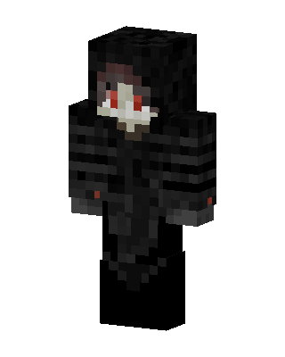 Black Ninja Boy skin, 3D preview