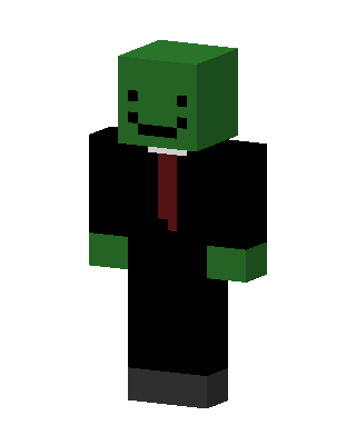 Suited Slime skin, 3D preview