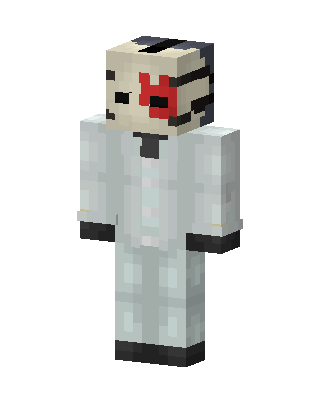White Robot Boy skin, 3D preview