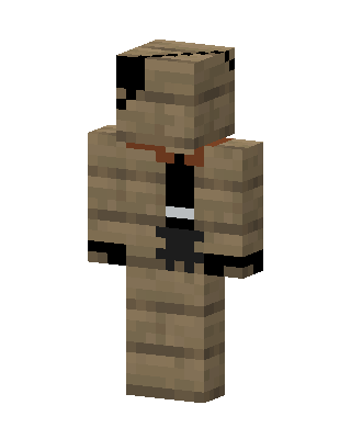 Wooden Puppet skin, 3D preview