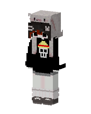 Black Hoodie Girl Minecraft skin