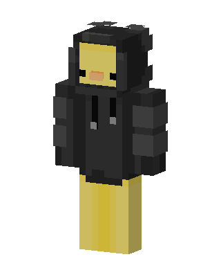 Duck Hoodie skin, 3D preview