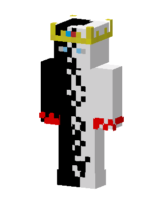 White Royal skin, 3D preview